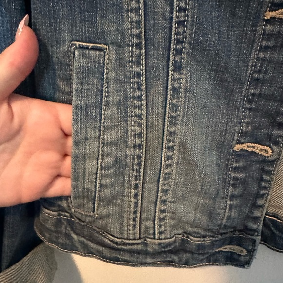 Blue Jean jacket size large - Picture 3 of 5